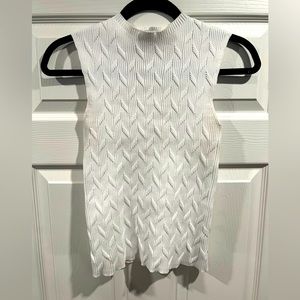 Zara Cable Knit Sleeveless Top